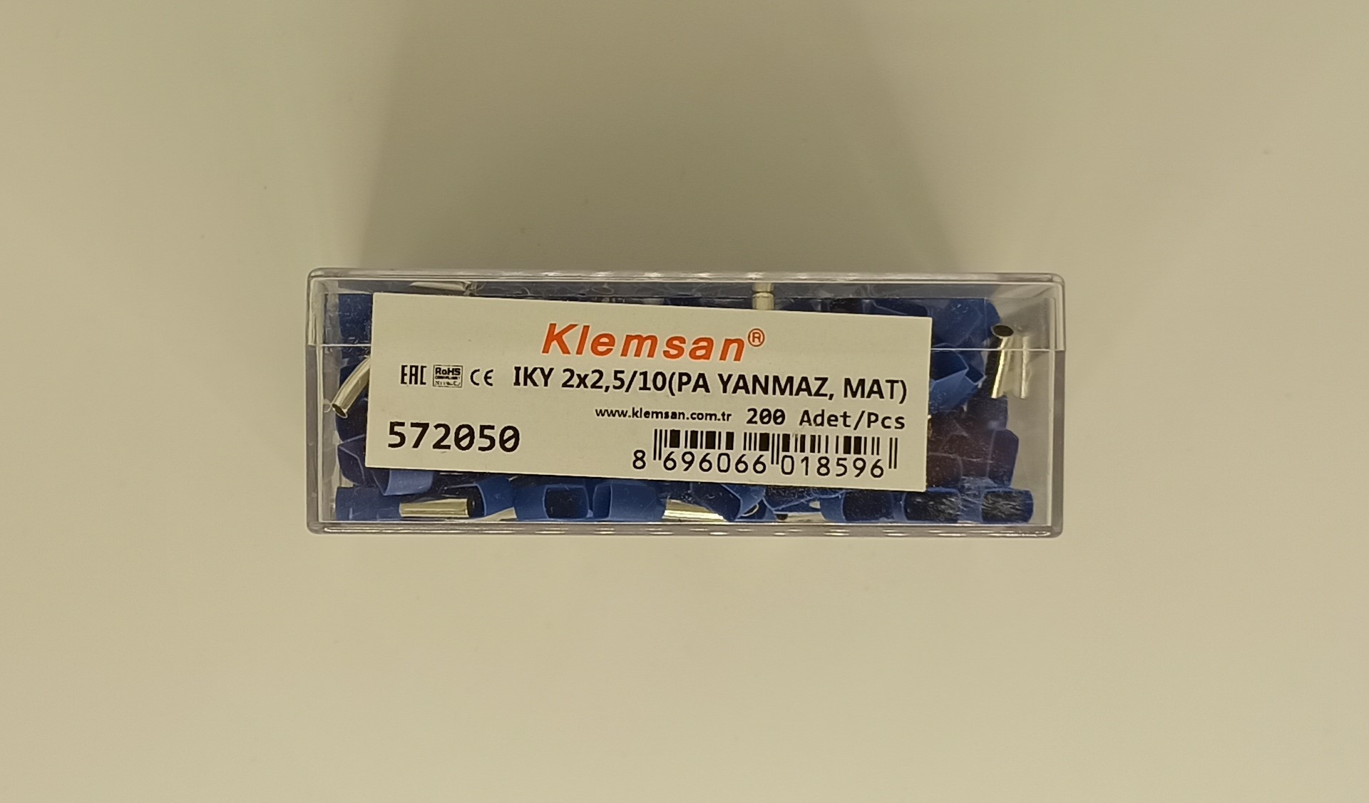 Наконечник изолированный IKY 2x 2,5/10 (огнестойкий)