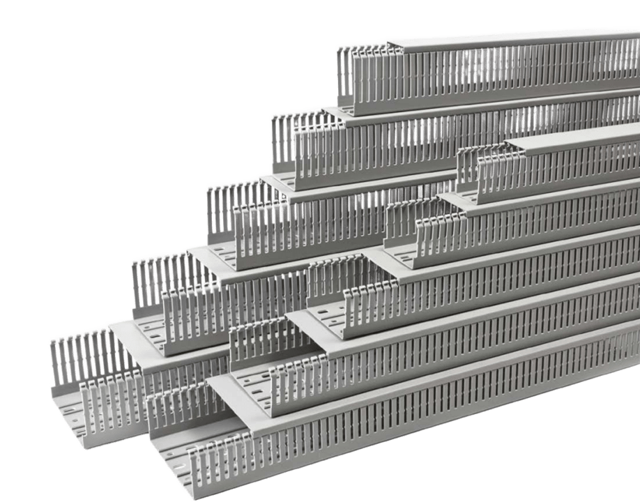 KKD 1201; Перфорированный короб с крышкой, 120x100 (ШxВ) Серый