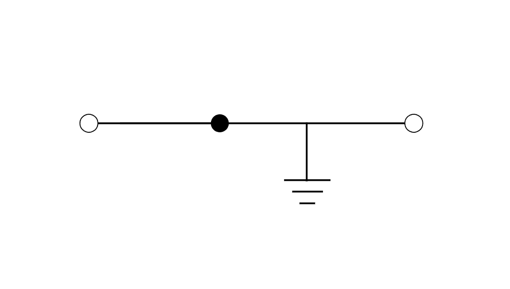 Клемма проходная с винтовым зажимом (земля) RUT 4-PE
