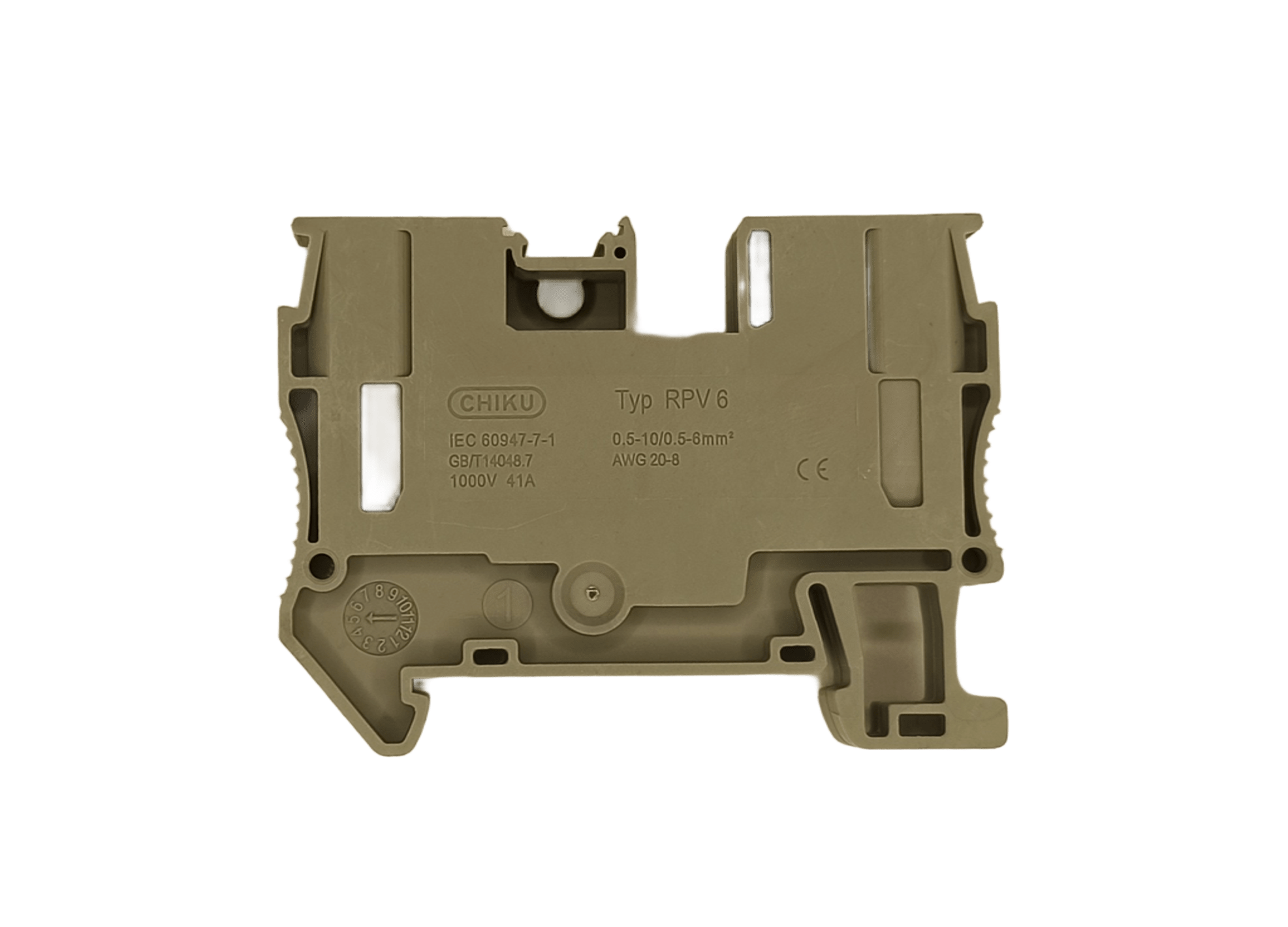 Клемма проходная RPV 6