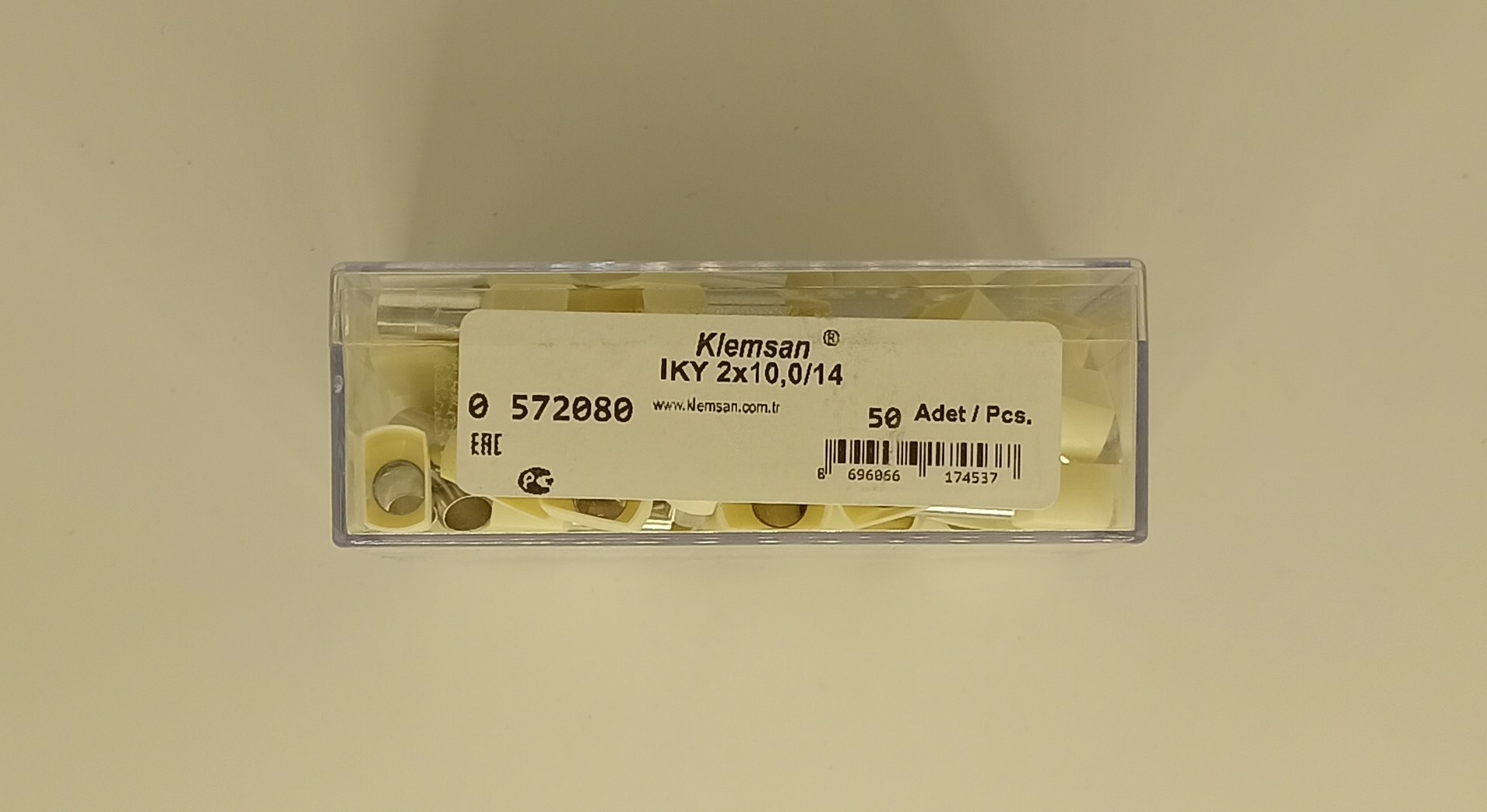 Наконечник изолированный IKY 2x10/14 (огнестойкий)