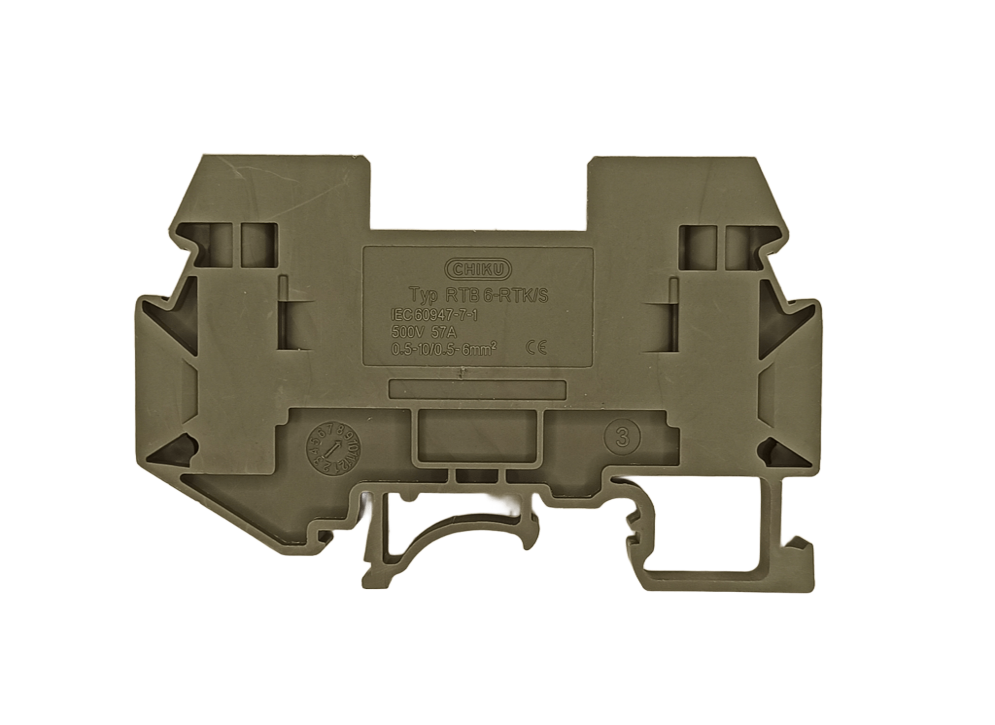 Клемма измерительная с винтовым зажимом RTB 6-RTK/S