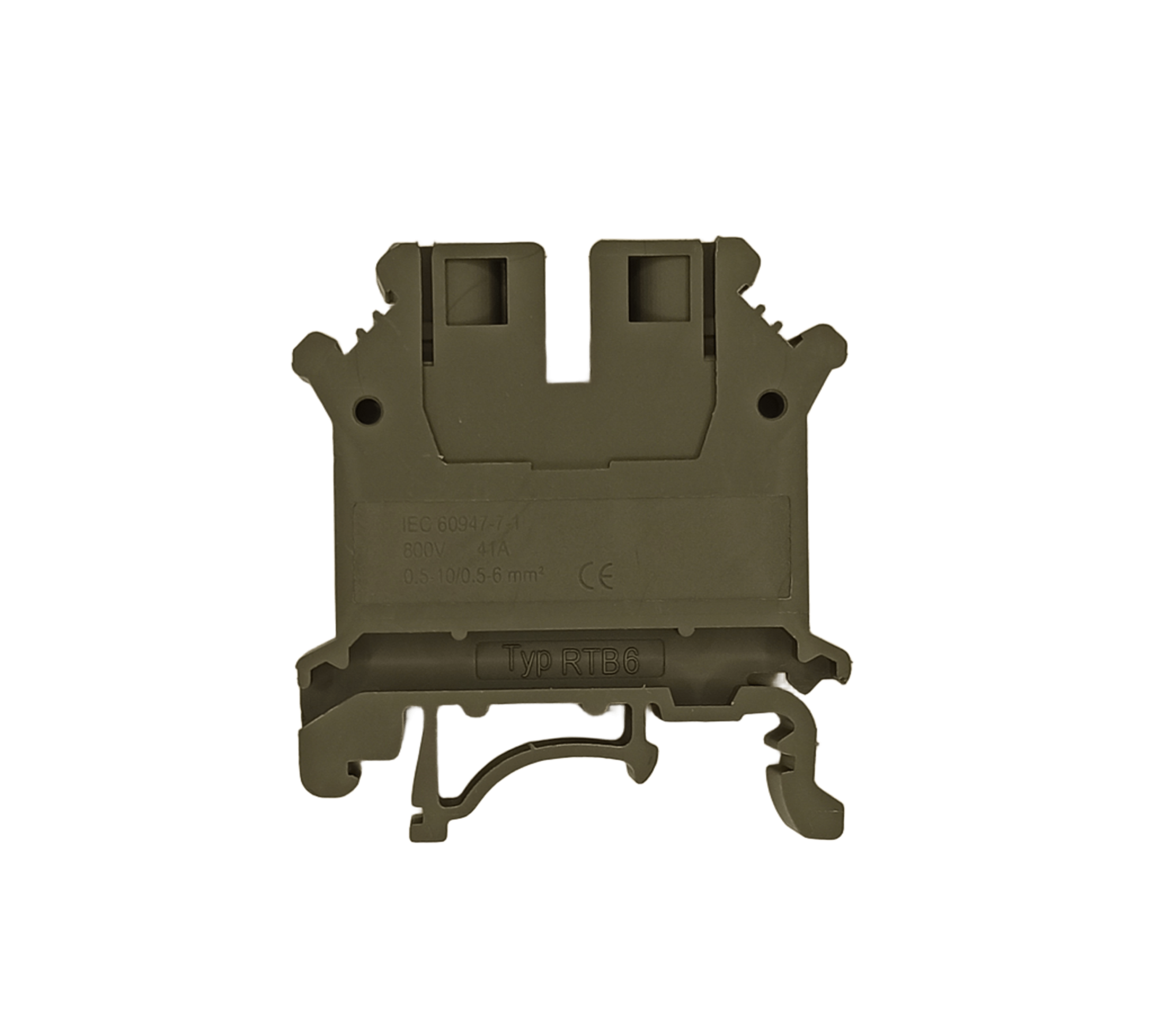 Клемма проходная с винтовым зажимом RTB 6