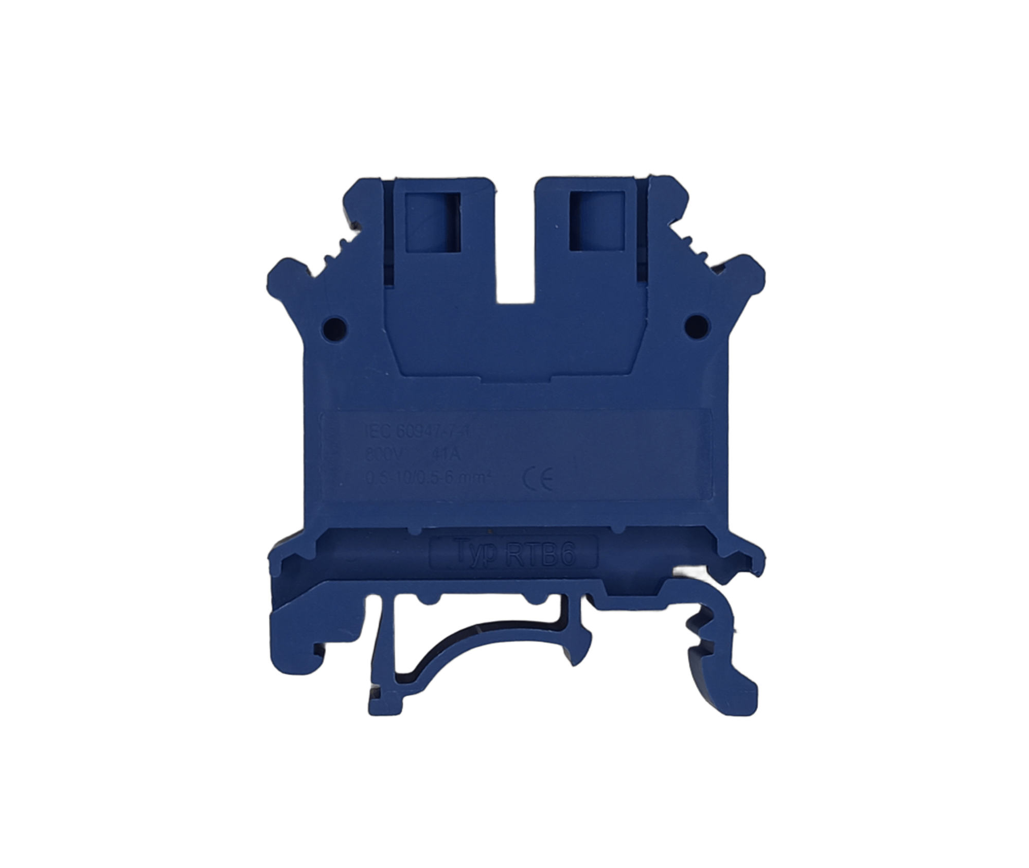 Клемма проходная с винтовым зажимом RTB 6 BU