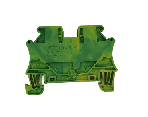 Клемма проходная Push-in (земля) RPI 4-PE