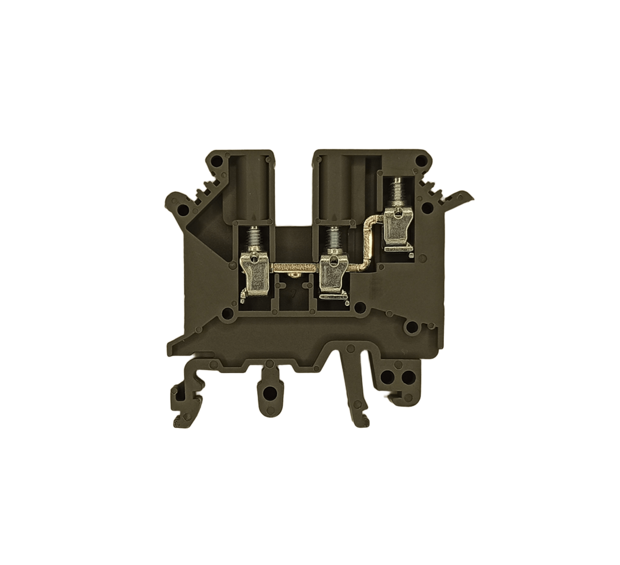 Клемма проходная с винтовым зажимом (3 вывода) RTB 4-TWIN