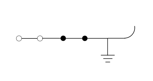 Клемма проходная RPV 2,5-TWIN/1P-PE