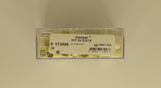 Наконечник изолированный IKY 2x10/14 (огнестойкий)