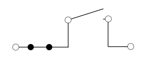 Клемма проходная Push-in (ножевой размыкатель) RPI 4-MT